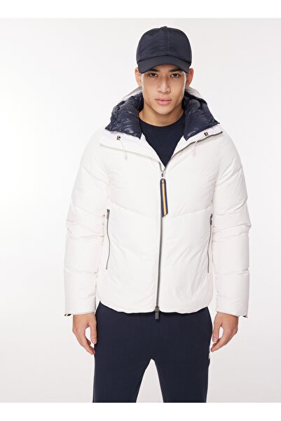 K-Way Beyaz - Mavi Erkek Mont K4127GW_HUGOL THERMO SOFT TOUCH