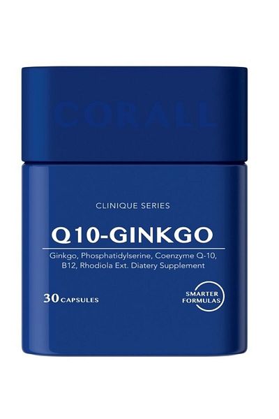 CORALL Q10-ginkgo 30 Capsules (phosphothydilcerin And Rodiola Extract)