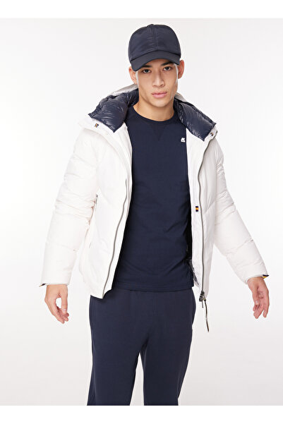 K-Way Beyaz - Mavi Erkek Mont K4127GW_HUGOL THERMO SOFT TOUCH