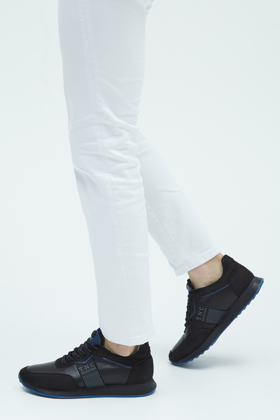 Tamer Tanca أحذية رياضية وأحذية رياضية من الجلد الطبيعي للرجال 962 1001 Erk A...