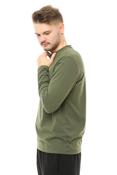 defys Мъжка велосипедна блуза с дълъг ръкав и редовна кройка HAKİ