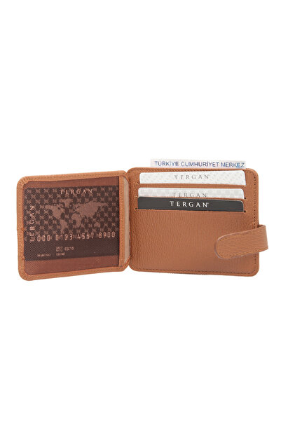 Tergan Tan Leather Men's Card Holder 01533U89
