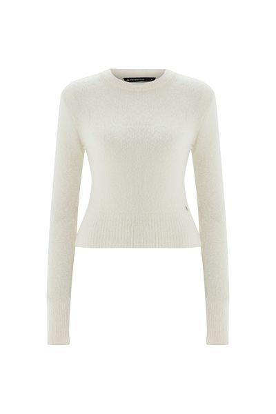 Perspective Illas Ecru Color Women's Knitwear Blouse