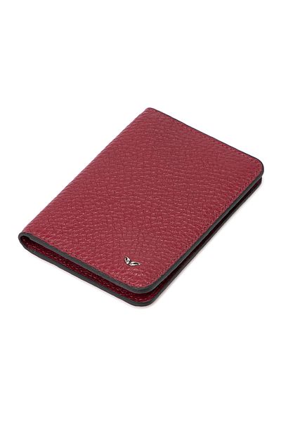 Tergan Claret Red Δερμάτινη θήκη κάρτας Unisex 01645m71