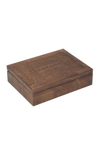 Tergan Black Men's Double Wooden Set 06772b06