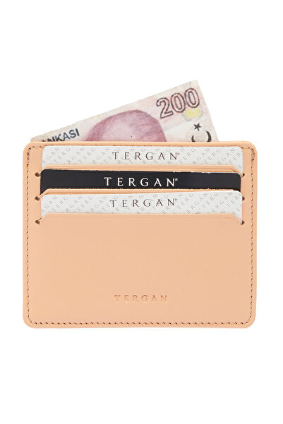 Tergan Powder Leather Unisex Card Holder 01050t3k