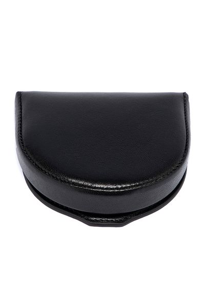 Tergan Black Leather Unisex Coin Holder 01618b06