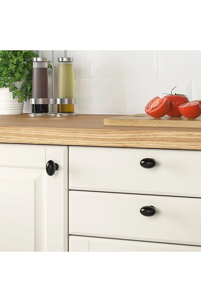 IKEA ENERYDA buton negru de 35 mm 2 buc