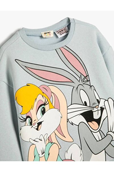 Koton 4wkg10667ak Kız Çocuk Sweat Mavi