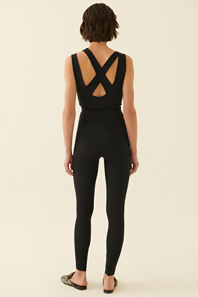 Perspective Cherrys Slim Fit Long Length Black Color Tights