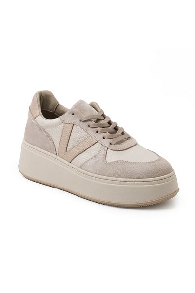 John May Γυναικεία Casual Παπούτσια Rd-5943 John May Suede Beige Combi