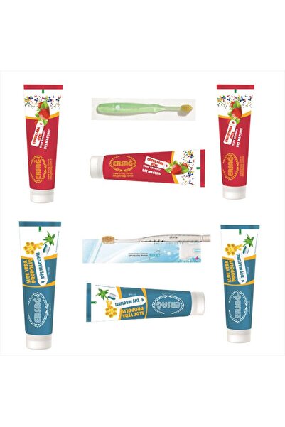 Ersağ 3 YETİŞKİN 3 ÇOCUK DİŞ MACUNU 1+1 DİŞ FIRÇALI HEDİYELİ