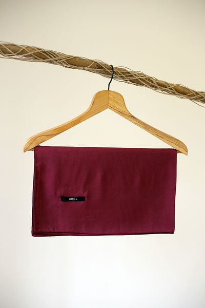Akel Flat Modal Polyester Shawl 80 X 185 Μέγεθος