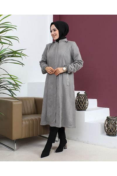 MSK Fashion Hooded Tend Suede Cap