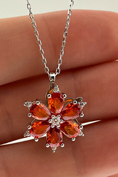 Duende Silver Lotus Kolye,Stres Kolye,Anksiyete Kolyesi,Dönen Mekanizmalı Çiç...