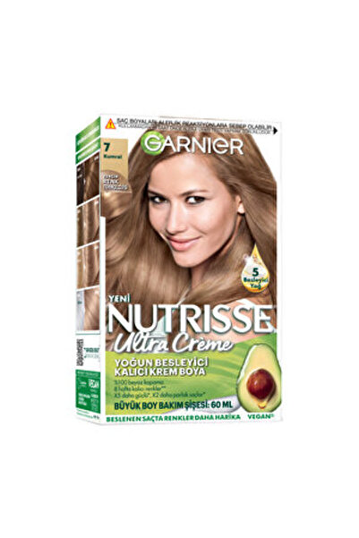 Garnier ( 2 ADET ) Garnier Nutrisse Yoğun Besleyici Kalıcı Krem Saç Boyası 7 Kumral
