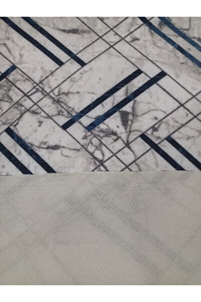 GOLDSER Modern Desenli Yıkanabilir Kaymaz Dört Mevsimlik Salon Banyo Balkon Genç Odası Kesme Halı