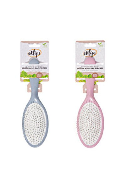 eklips ( 2 ADET ) Eklips Düğüm Açıcı Saç Fırçası PTD1921 (Asortili)