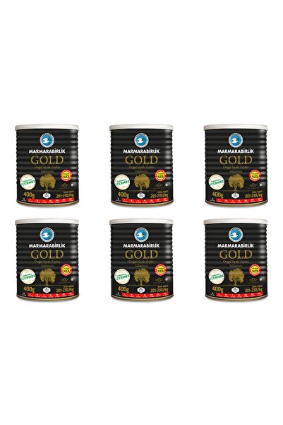 MarmaraBirlik Gold Xl Zeytin 6 X 400 gr 201-230/KG