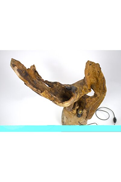 garden Moda Kütük Aydınlatma Dekoratif Doğal Ahşap Lamba Gece Lambası Bahçe Aydınlatma Masa lambası