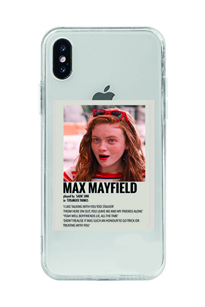 Magic Ring Iphone X / Xs Uyumlu Stranger Things Max Mayfield Desenli Şeffaf T...