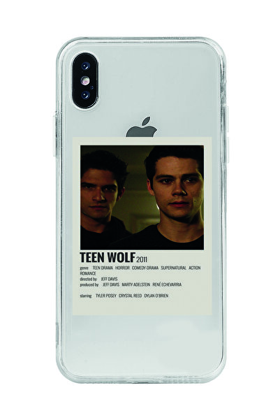 Magic Ring Iphone X / Xs Uyumlu Teen Wolf Minimalist Poster Desenli Şeffaf Te...