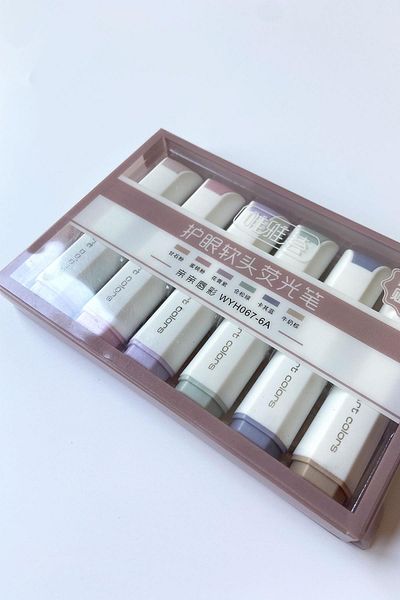 Maxx 6 Colors Highlighter Set