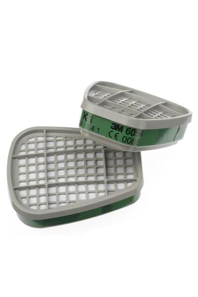 3M 6054 Amonyak Gazı Filtresi (Bayonet Bağlantılı, K1 Filtreli) - (1 Çift) Uyumlu