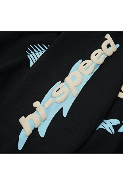 Touz Streetwear ανάγλυφο Cosmic printed μαύρο φούτερ Unisex