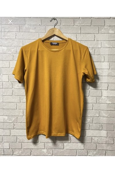 Hakem triko 100% Cotton Single Jersey 3-Piece Crew Neck Black, gray, mustard Color T-Shirt