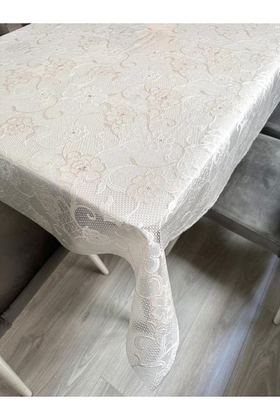 LİMAY Japanese Tablecloth - Luxury Transparent PVC - Non Perforated - Waterproof - Stain Resistant - Erasable - Glossy