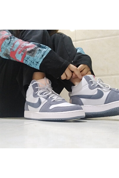 Nike Court Borough Mid Premium ' Sail Light Orewood Brown ' 844907-101