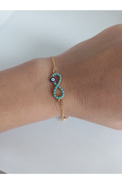 BalıkHediyelik Our Turquoise (Firuze) Stone Necklace/Earrings/Bracelet Set Models-1001