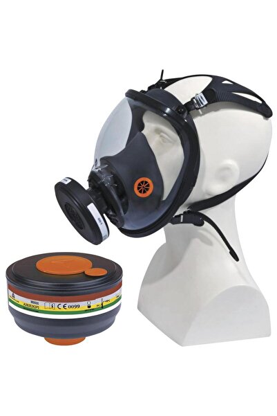 Delta Plus M9300 Tam Yüz Maskesi M9000e Abek2p3 Maske Filtresi Seti