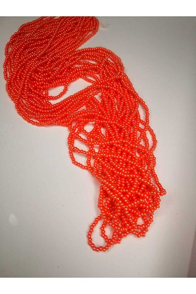 PASAMİA Bright Orange Sand Beads - 5 Gr