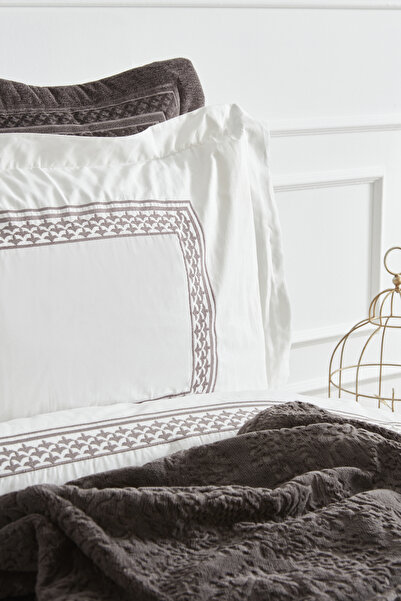 Karaca Home Marcia 8 Parça Çeyiz Seti Antrasit