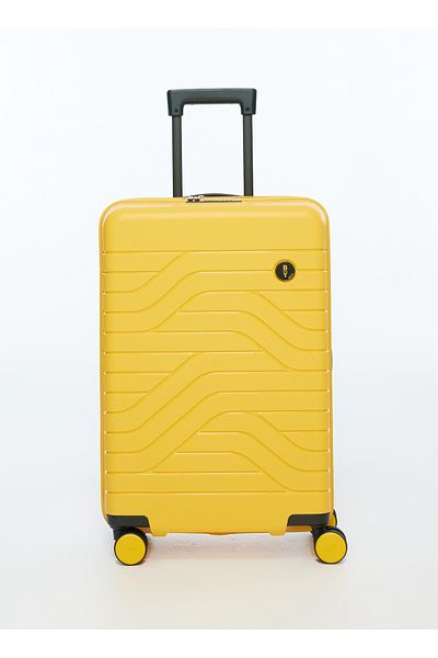 Bric's Brıcs Gelber Unisex-Hartschalenkoffer - Abziehermuster, 65 cm, Ulisse Trly Exp. B1Y08427.171