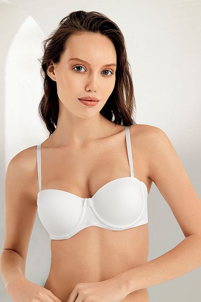 Şahinler Women's White Bade Underwire Hollow Bra M9100