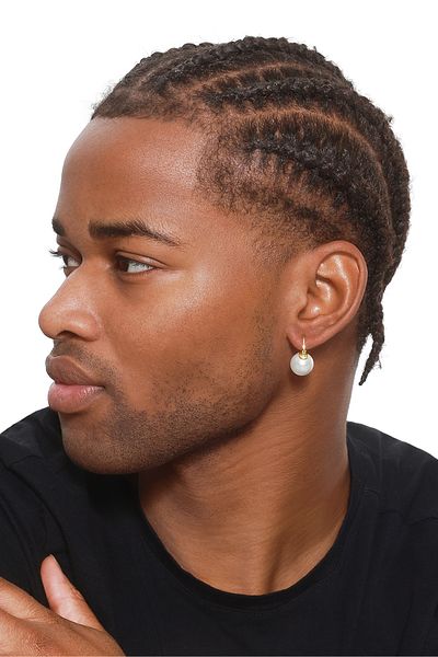 Heideman Creole mit Perle Herren Kilian goldfarben Basic