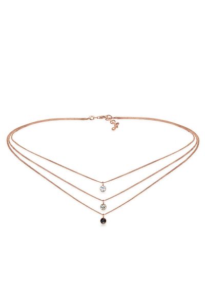 ELLI Halskette Choker Kristalle 925 Silber
