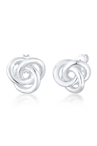 ELLI Ohrringe Stecker Knoten Knot Basic Klassisch 925 Silber