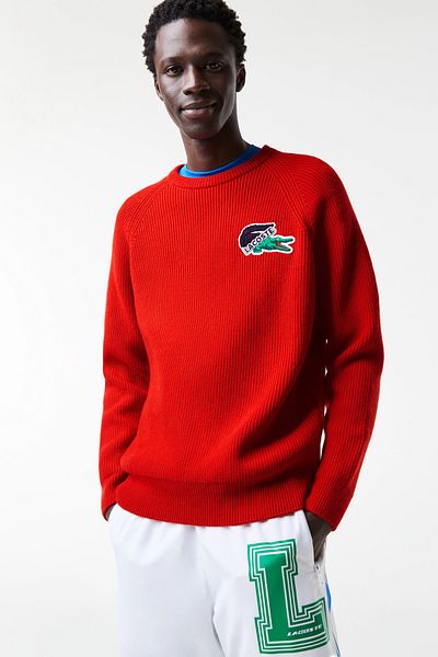 Lacoste pink sweater clearance