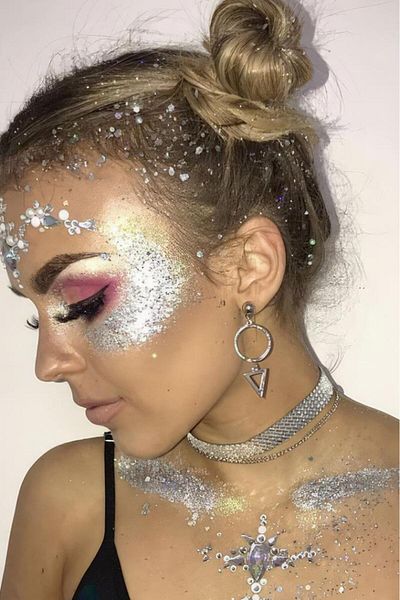 MUJGAN Set of 2 Bottle Glitter
