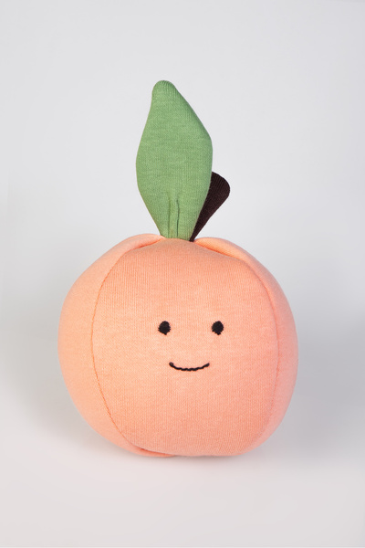 Marbee %100 Organik Bebek Oyuncakları - Gülümseyen Şeftali