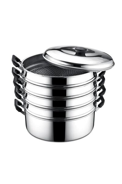 Nikadu Steam Ravioli Pot Aluminum 32 Cm Uzbek Sweater Ravioli