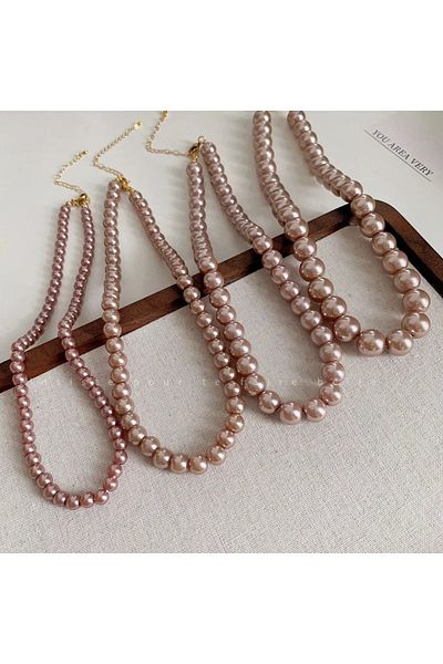 İPAR AKSESUAR 4" BAROQUE PEARL NECKLACE