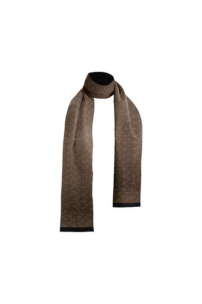 BIES Unisex Coffee Line μοτίβο σατέν λεπτό κασμίρ με υφή ζεστό μαλακό χειμωνιάτικο κασκόλ - δώρο
