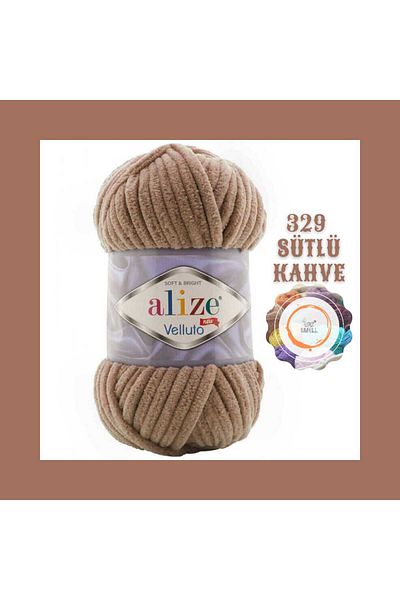 Alize Velvet Hand Knitting Thread Cardigan, Booties, Blanket, Scarf Knitting Thread (Single) 100gr68 m