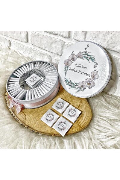 Genel Markalar 50 Adet Çiçek Temalı İsme Özel Gelin Bohçası-Nişan-Nikah-Söz-D...