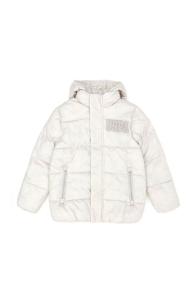 U.S. Polo Assn. Palton pentru băiat - U.S. Polo Assn. Hanorac culoare piatră GOMERAKIDS